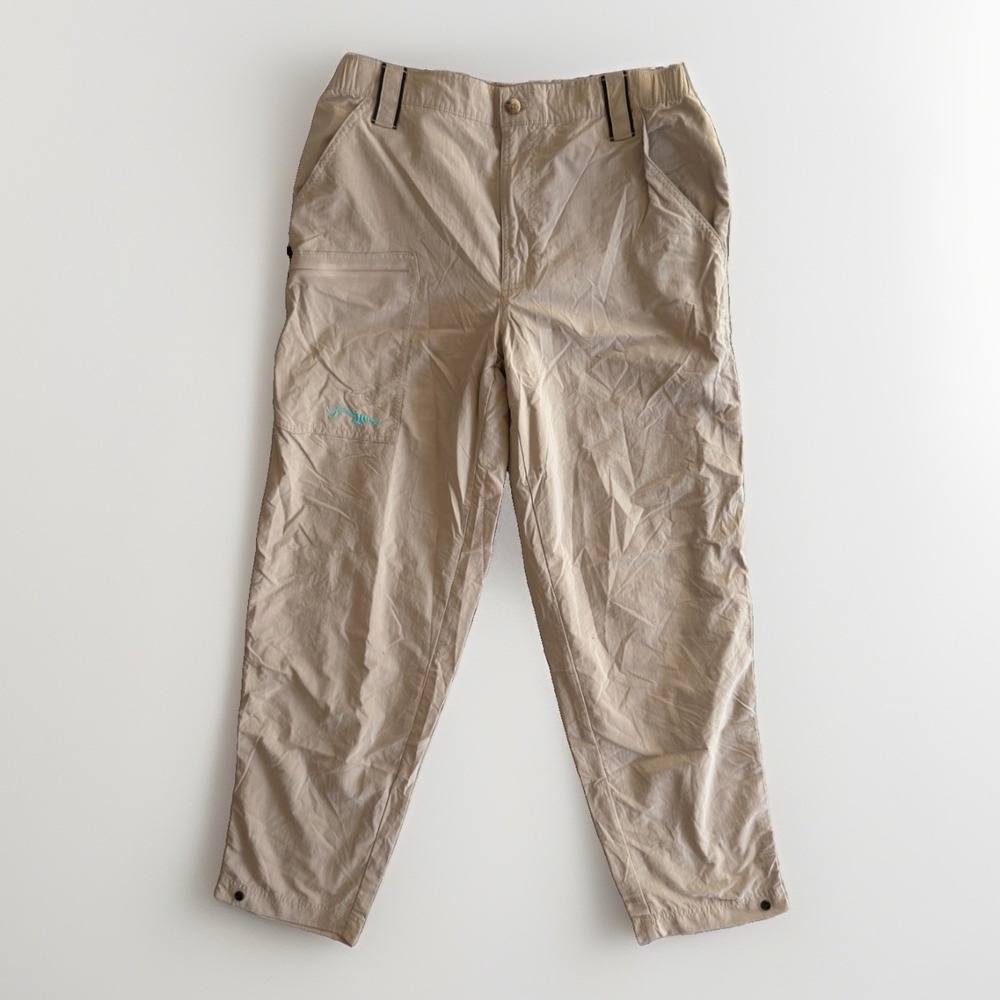 True Flies Mens Fishing Pants Size Small S Beige Tan Lightweight Fly Fishing
